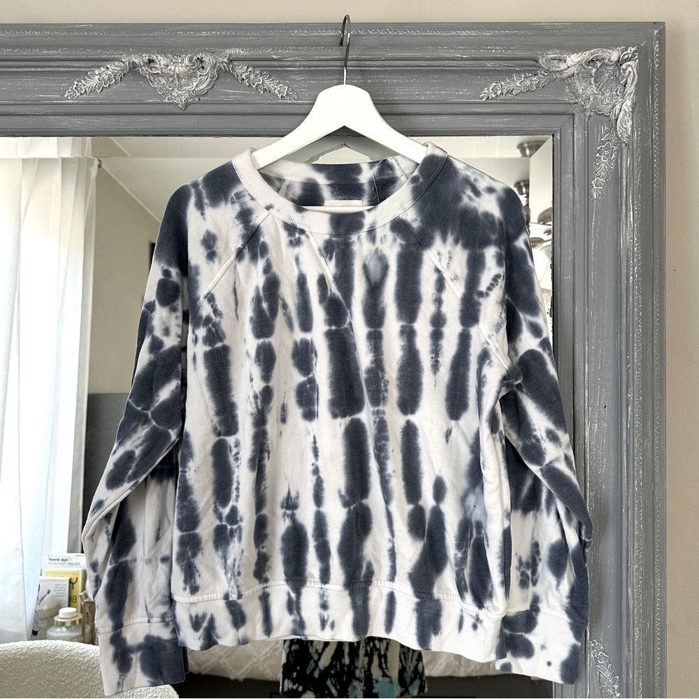 Lou & Grey Tie-Dye Sweatshirt Crew neck Pullover XS